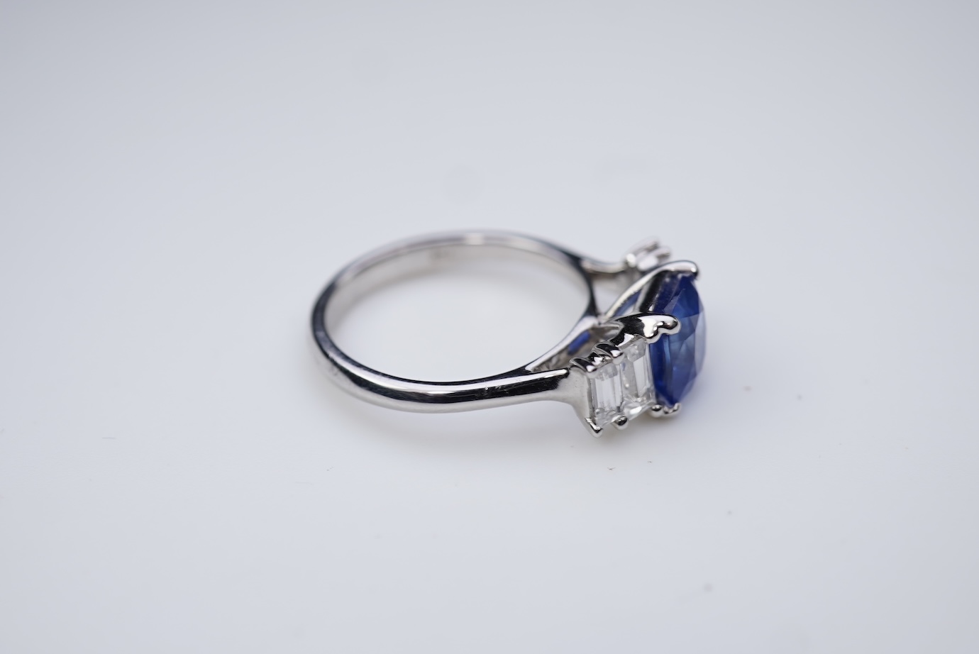 A sapphire ring